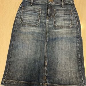 Loft jean skirt